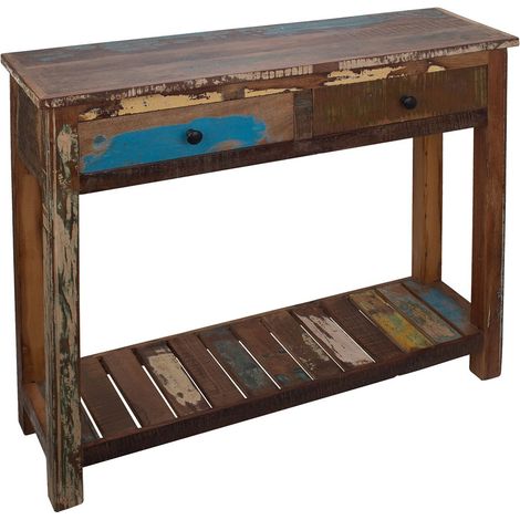 Signes Grimalt Meubles de meubles auxiliaires Tableau de bite auxiliaire marron 80x30x100cm 27854 (1/5)