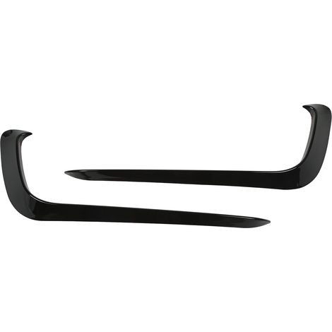 x Encadrements de Feux Antibrouillard Avant, Spoiler de Pare-Chocs, Moulures Noires Brillantes, Habillage Déflecteur, Compatible Berline B7 2011-2015 (1/5)