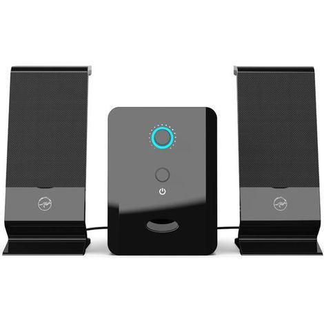 Système d'enceintes 2.1 - MOBILITY - ML314006 - Noir - 2 haut-parleurs - Puissance 5 W (1/5)