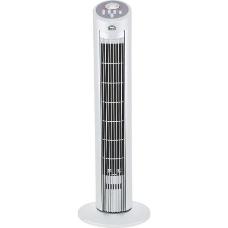 DCG VE9095 ventilador de torre negro blanco 3 velocidades