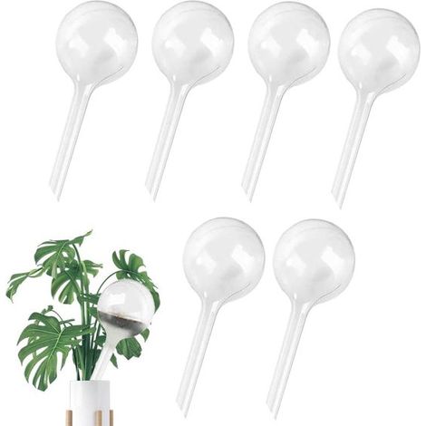boules d'irrigation en plastique pour plantes - Système d'arrosage automatique pour plantes en pot et bonsaïs - Irrigation en PVC pour plantes de jardin et d'intérieur - 265 x 8 cm - Solution d'hydrat