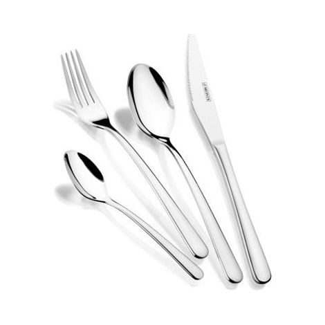 Cuberteria BRA 24 piezas con cuchillo chuletero pisa