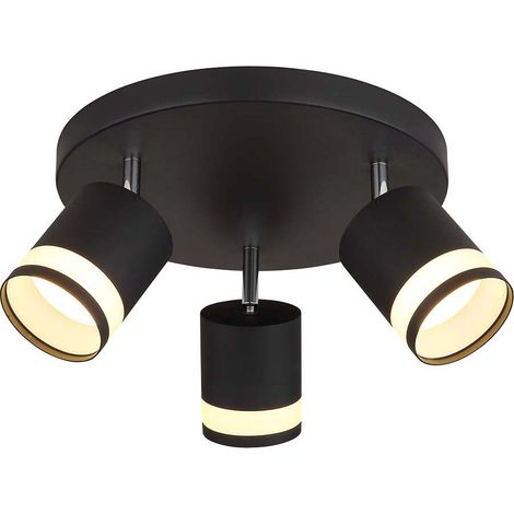 Deckenleuchte Deckenlampe Wohnzimmerleuchte Rondell verstellbar 3 flammig LED