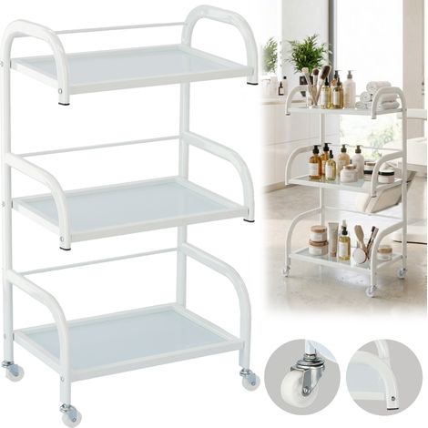 Chariot de coiffure mobile pour la coloration cosmétique d'un salon de spa (1/4)
