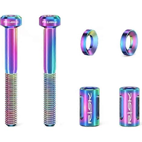 Vis de fixation RISK M5x40mm pour support de compteur de vélo de route/VTT, potence, support de compteur de vitesse, vis de fixation C (1/5)