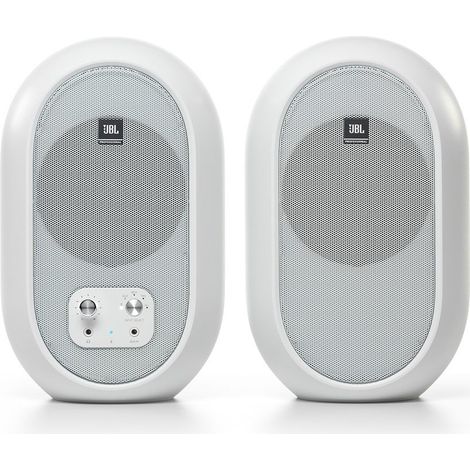 JBL 104 Set-BT White - coaxial monitors with Bluetooth, white (1/2)