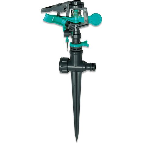 Bricoferr Arroseur à impact en plastique avec piquet en plastique