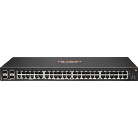 Aruba 6100 48G 4SFP+ Géré L3 Gigabit Ethernet (10/100/1000) 1U Noir (1/3)
