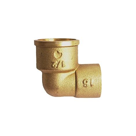 Coude femelle 90gcu 3/8" Ø12 - 10 Pcs