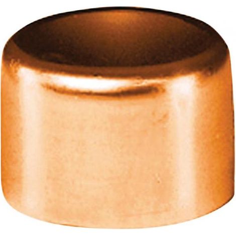 bouchon à souder en cuivre - femelle - diamètre 16 mm - sachet de 2 (1/2)