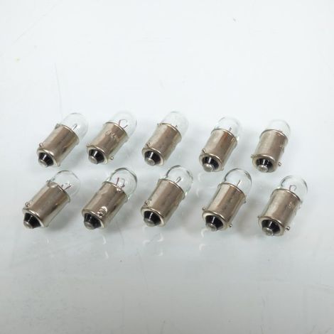 Boite 10 ampoule feu de position Vicma auto pour moto 6V 4W culot (1/5)
