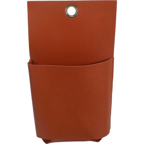 Stück Moderner Minimalistischer Brauner Pu Wand Organizer