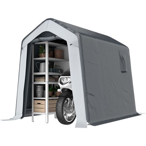 Outsunny  1.8 x 2.4m Portable Storage Shed Heavy Duty Motorbike Shed