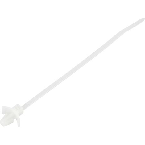 TRU COMPONENTS TC-13030672 TC-WM-110-2.5-N Serre-câble 110 mm 2.5 mm naturel avec fermeture à ailett (1/2)