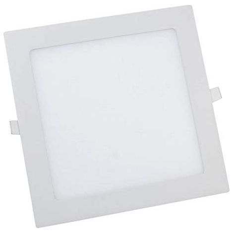 Pannello led quadrato bianco slim 24w incasso faro luce fredda naturale calda fredda bianca 6500k