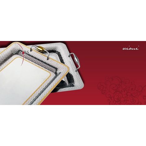 Vassoio acciaio vimi 45cm tresor (1/2)