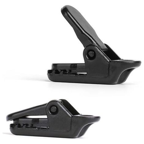 Ulisem 30 Pcs Tent Clips Tarps Clips Small Tarp Holders Windproof Camping Plastic Crocodile Clips for Outdoor (1/4)