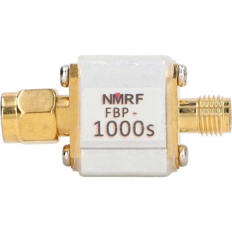 Filtre passe-bande, module coaxial RF 1000 MHz 3 dB 20 MHz, interface SMA, amplificateur radioamateur, communication électronique (1/4)