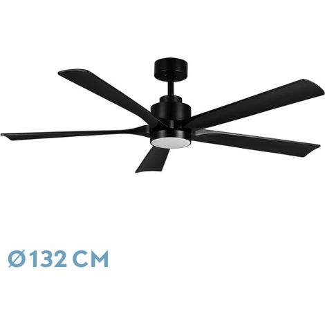 Ventilatore DC Cairo 24W Nero 5 Pale