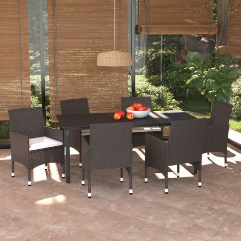 Cena de 7 PC set con jardín con almohada (1/5)