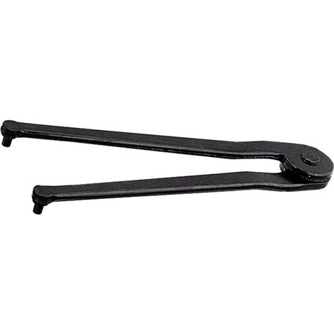 Stirnlochschlüssel 22-125x10mm verstellbar i.Brünierton angelassen