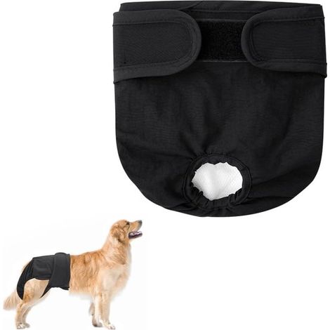 Pannolini riutilizzabili per cani, confezione da 1/3, assorbenti, lavabili, mutandine per cuccioli, mutandine stagionali per cani, taglia L (1/5)