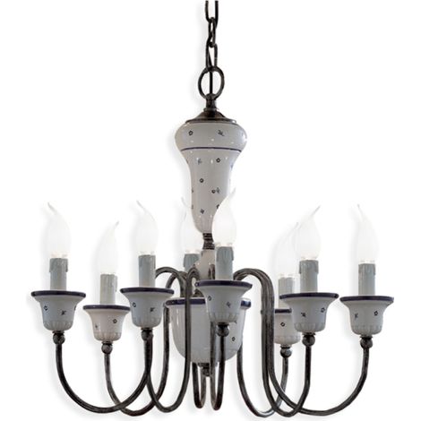 CLASSIC SANREMO C270/8, Plafonnier Suspension en Céramique, (1/2)