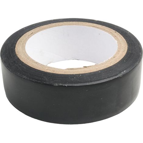 BEBUSINGOTO Cinta aislante - 1 rollo de cinta aislante negra, 17 mm x 10 m, PVC aislante profesional, adhesivo para cableado de circuitos eléctricos domésticos y de automóviles. (1/5)