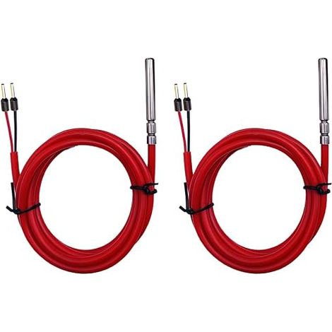 PT1000 Solar Thermal and Regulating Temperature Sensors Resistance Thermometer with Connection Cable for Accurate Temperature Measurement and Monitoring (1/5)