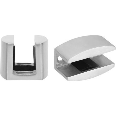 Butoir de Porte de Sol en Acier Inoxydable 304 de Rechange pour Rail inf¨rieur en 2 pi¨¨ces pour Portes en Verre coulissantes sans Cadre (1/5)