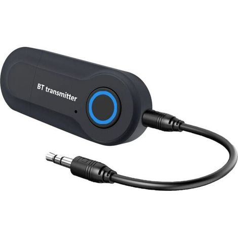 Bluetooth 5.0 Audio Adapter Bluetooth Transmitter Receiver For Pc/Tv/Car 3.5Mm Aux Music Rx Sender Adapter (1/5)