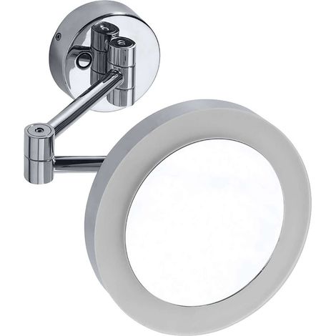 Sapho X-Round - Kosmetik-Wandspiegel mit LED-Beleuchtung, Chrom XR016 (1/2)