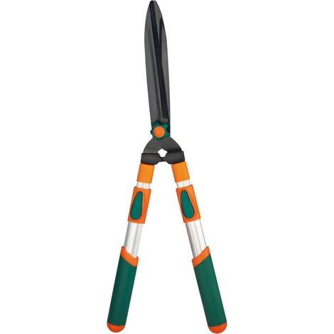 Taille-haie télescopique avec lame en acier de 320 mm