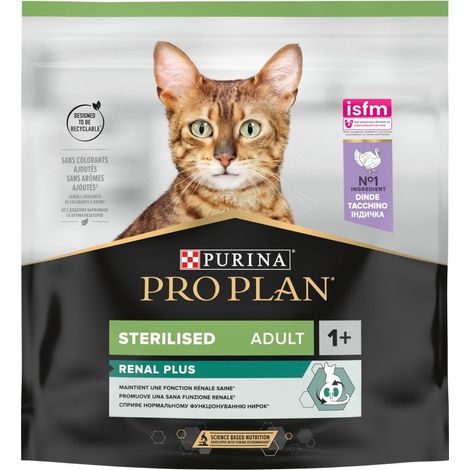 Essen, Purina Pro Plan sterilisierte die TЩrkei fЩr sterilisierte Katzen - 400 g