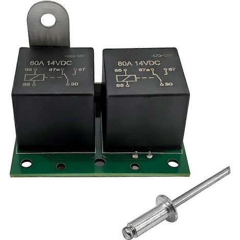 Relais R001751 compatible avec treuil motorisé 12 volts pour caravane pliante et camping-car. Remplace le modèle P92001. Pièces de rechange pour camping-car. (1/5)