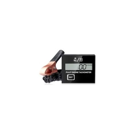 QORVA-Tachymètre numérique, tachymètre inductif, compteur horaire inductif, petit tachymètre étanche pour moteur, batterie remplaçable pour moto, motocross, tondeuse à gazon.