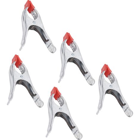 5 Pinces Ressort Forme A 7 Pouces Serre-joints en Bois pour Bricolage Fixation Solide Lot de 5 (1/5)