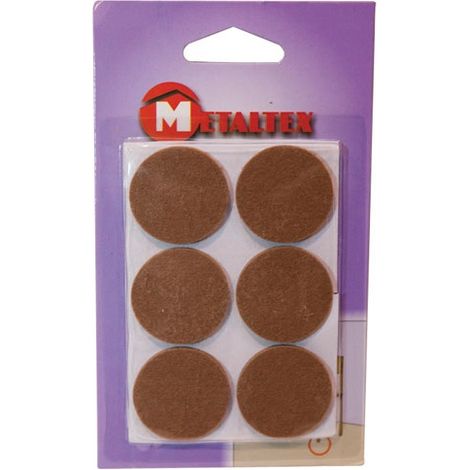 Rondelle in feltro adesivo D33 X6 297203 - Metaltex