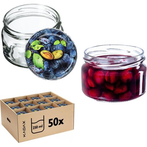 KADAX Glas Klara 250ml fi82 TO-250/1 Packung mit 50 Stück (1/5)