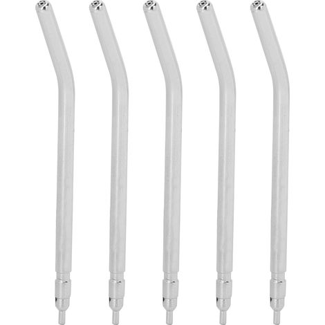 5 embouts de pulvérisation dentaire en acier inoxydable pour seringue triple voie - kit de nettoyage professionnel (1/5)
