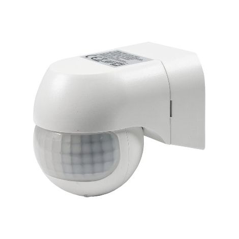 ChiliTec Bewegungsmelder Außen 180°, 12m Reichweite, IP44, Weiß (1/5)