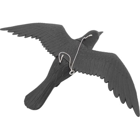 Corbeau Artificiel Réaliste pour Jardin - Décor Extérieur Résistant aux Intempéries (1/5)