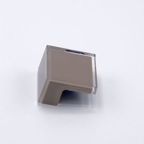 Maniglia a elle in stampato color visone 45x41x25mm - 603 Soul