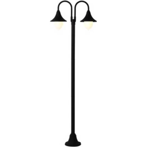 LAMPIONE PARIGI 2 BRACCI NERO