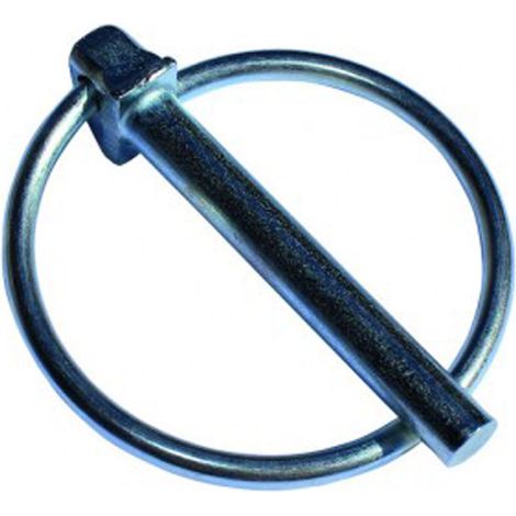 Goupille clips zingué blanc D.8 mm - Boite de 50 - LENNIE - CLI0802B (1/2)