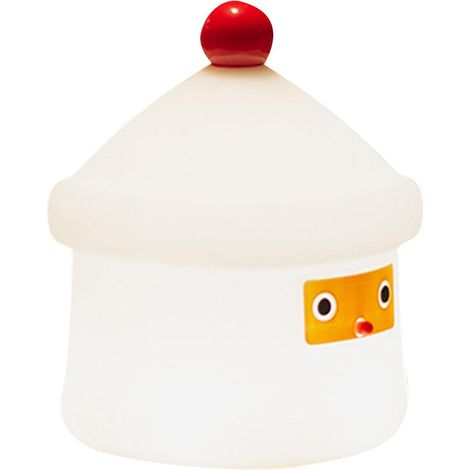 Veilleuse mignonne en forme de maison, lampe de Noël rechargeable par USB, couleur chaude (1/3)