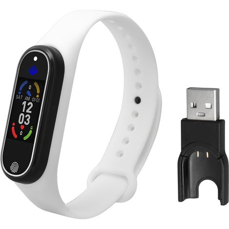Bracelet Répulsif Montre Tension Artérielle Ultrasons Anti-Moustiques Blanc (1/5)