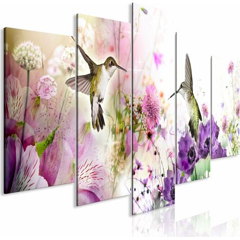Tableau nature colorée large - 225 x 100 cm (1/4)