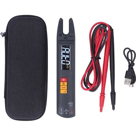 Hochpräzises digitales Multimeter, automatische Spannungs- und Strommessung mit 100-A-Taschenlampe (1/5)