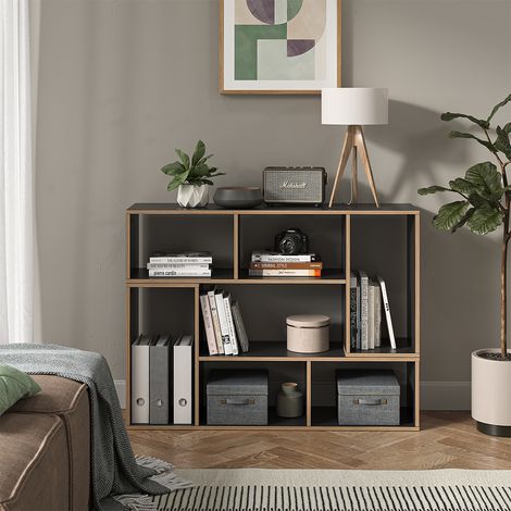 Bücherregal Tetrix, Anthrazit, 112.8 x 56.4 cm 2er Set, Vicco (1/5)